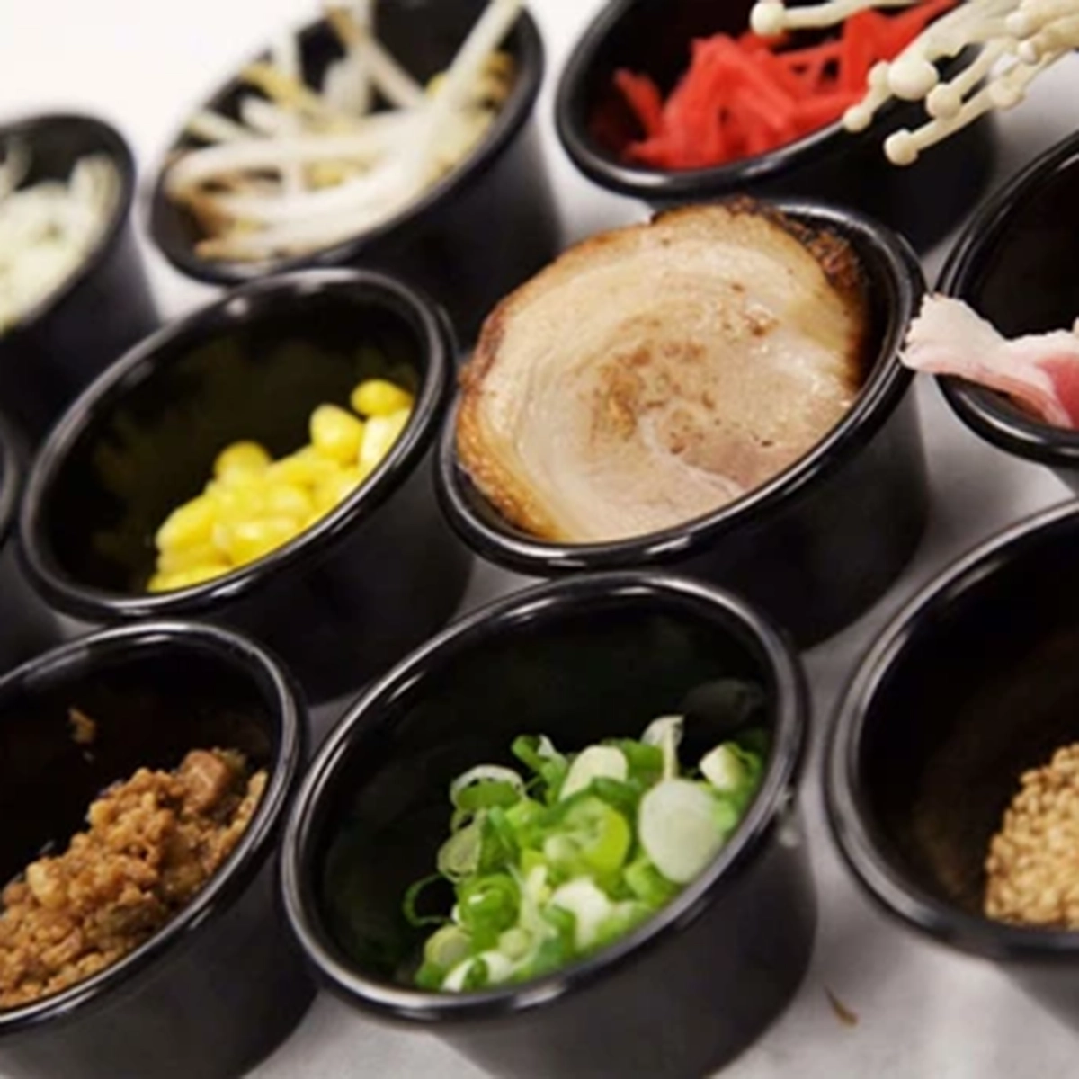 Ramen Toppings Platter at Ichiddo Ramen，a Asian Restaurant in Newburgh